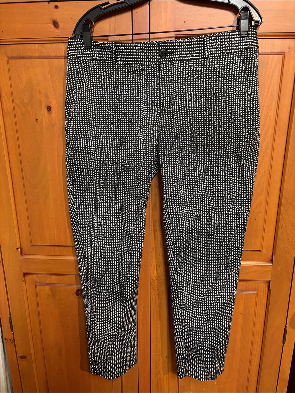 Banana Republic Black and White Polka Dot Pants